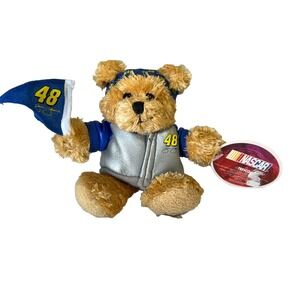 Nascar Bear Jimmy Johnson #48 Plush Hanging Ornament Christmas‎ Or Collect